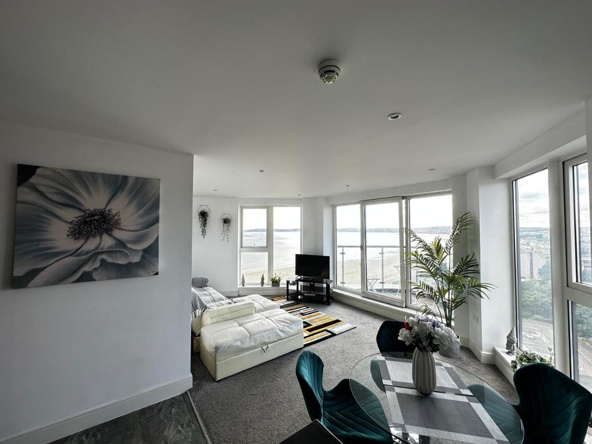 Stunning Ocean & City View Apt Swansea Esterno foto